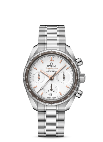 Omega Speedmaster Co-Axial 38 Stainless Steel / Silver / Bracelet